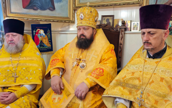 Епископ Амвросий поздравил благочинного Борисовского районного церковного округа иерея Александра Лукьяновича с 55-летием