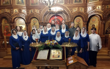 Концерт народного хора «Преображение» в храме Рождества Христова