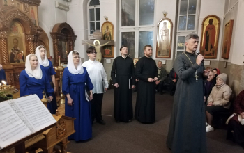 Концерт народного хора «Преображение» в храме Рождества Христова