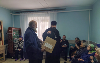 Епископ Амвросий посетил отделение круглосуточного пребывания для граждан пожилого возраста и инвалидов