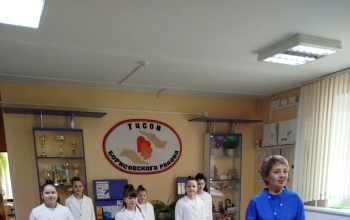 Иерей Александр Лукьянович на открытии нового отделения ТЦСОН Борисовского района