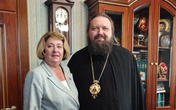 Представители исполнительной власти региона поздравили епископа Амвросия с годовщиной архиерейской хиротонии