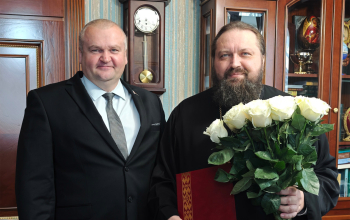 Представители исполнительной власти региона поздравили епископа Амвросия с годовщиной архиерейской хиротонии