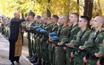 Протоиерей Сергий Башкиров благословил военнослужащих 114-й школы прапорщиков