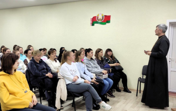 Беседа о.Александра Вербило в школе