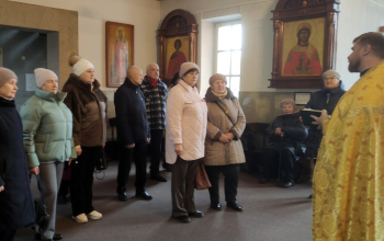 Приход храма Рождества Христова посетили представители Борисовского районного Совета ветеранов