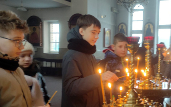 Учащиеся 6 класса  ГУО «СШ № 12» побывали в храме Рождества Христова