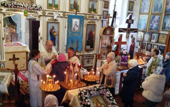 Престольный праздник в храме Святого Архангела Михаила аг.Лошница