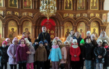 Первоклассники СШ № 3 посетили приход храма Рождества Христова