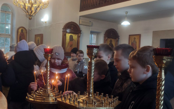 В  приходе храма Рождества Христова побывали учащиеся 5 класса ГУО «СШ № 2»