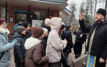 В  приходе храма Рождества Христова побывали учащиеся 5 класса ГУО «СШ № 2»