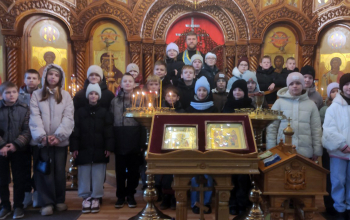 В  приходе храма Рождества Христова побывали учащиеся 5 класса ГУО «СШ № 2»