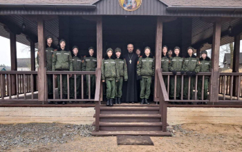 Встреча иерея Сергея Хацкевича с кадетами