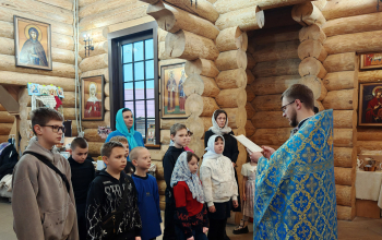 Божественная литургия  для детей в приходе храма святого равноапостольного князя Владимира