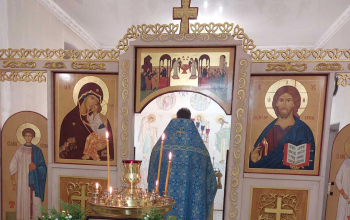 О благополучии в семье молились в храме иконы Божией Матери «Всех скорбящих Радость»