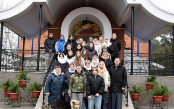 Встреча учащихся Борисовского медицинского колледжа с духовенством храма Рождества Христова