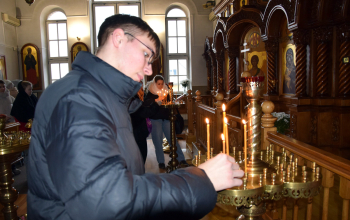 Встреча учащихся Борисовского медицинского колледжа с духовенством храма Рождества Христова