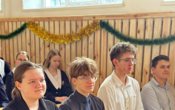 Ребята из военно-патриотического клуба «Патриот» встретились со священником Вадимом Свириденко