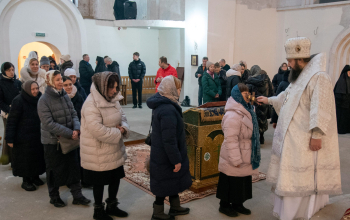 Божественная литургия и лития по п.п. игумении Василиссе (Медведь)