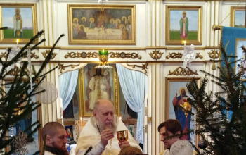 Праздник Рождества Христова отметили на приходе храма святого Архангела Михаила