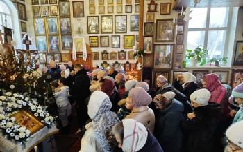 Праздник Рождества Христова отметили на приходе храма святого Архангела Михаила