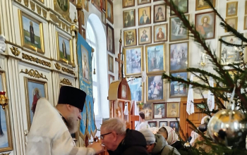 Праздник Рождества Христова отметили на приходе храма святого Архангела Михаила