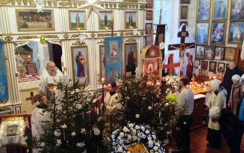 Праздник Рождества Христова отметили на приходе храма святого Архангела Михаила