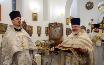 Епископ Амвросий поздравил протоиерея Андрея Капульцевича с 55-летием