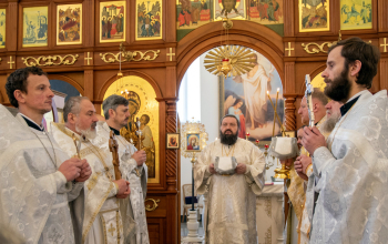 Епископ Амвросий поздравил протоиерея Андрея Капульцевича с 55-летием