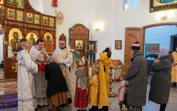 Епископ Амвросий поздравил протоиерея Андрея Капульцевича с 55-летием