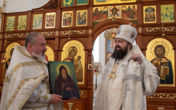 Епископ Амвросий поздравил протоиерея Андрея Капульцевича с 55-летием