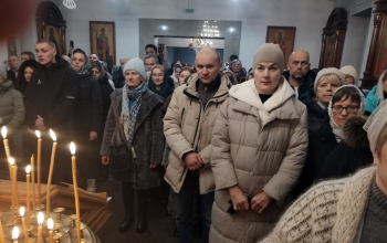 Праздничная литургия в храме Рождества Христова