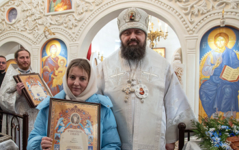 Божественная литургия в храме Святого Богоявления