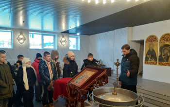 Занятие объединения по интересам «Православное краеведение и экология» в приходе храма Рождества Христова