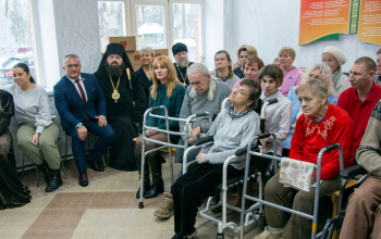 Визит епископа Амвросия в социальный пансионат «Юзефово»