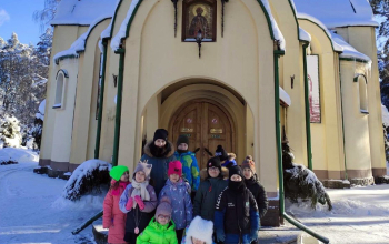 Посещение храма святого благоверного князя Димитрия Донского учениками СШ №7