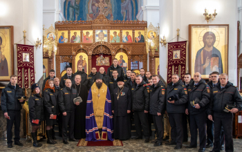 Молебен в преддверии Дня защитника Отечества