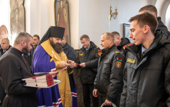 Молебен в преддверии Дня защитника Отечества