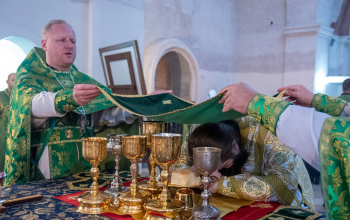Архиерейское богослужение в день памяти святой блаженной Ксении Петербургской