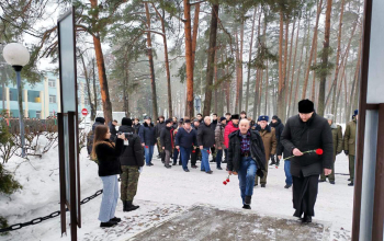 В Борисовском объединённом учебном центре почтили память воинов-интернационалистов