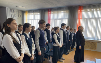 Беседа с воспитанниками военно-патриотического клуба «Мужество» и группой военно-патриотической направленности