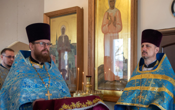 Литургия в храме иконы Божией Матери «Всех скорбящих Радость»
