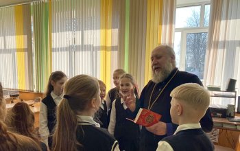 Беседа к Дню православной книги в Лошницкой гимназии