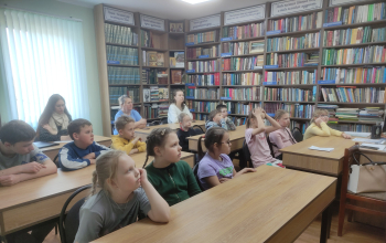 Занятие по православному краеведению для учеников СШ № 12