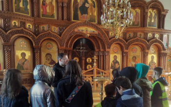 Школьники из СШ №22 в храме Рождества Христова