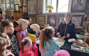 Встреча с детьми в храме святого Архангела Михаила аг.Лошница