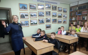 Учащиеся ГУО «СШ №12» в духовно-просветительском центре храма Рождества Христова