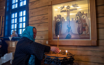 В Хатыни молитвенно почтили память невинно погибших жителей деревни