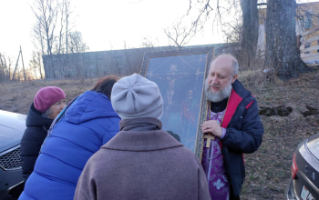 Возвращение иконы в храм святого Архангела Михаила аг. Лошница
