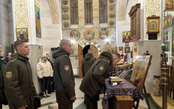 Ковчег с частицей Пояса Пресвятой Богородицы в храме святого благоверного князя Димитрия Донского